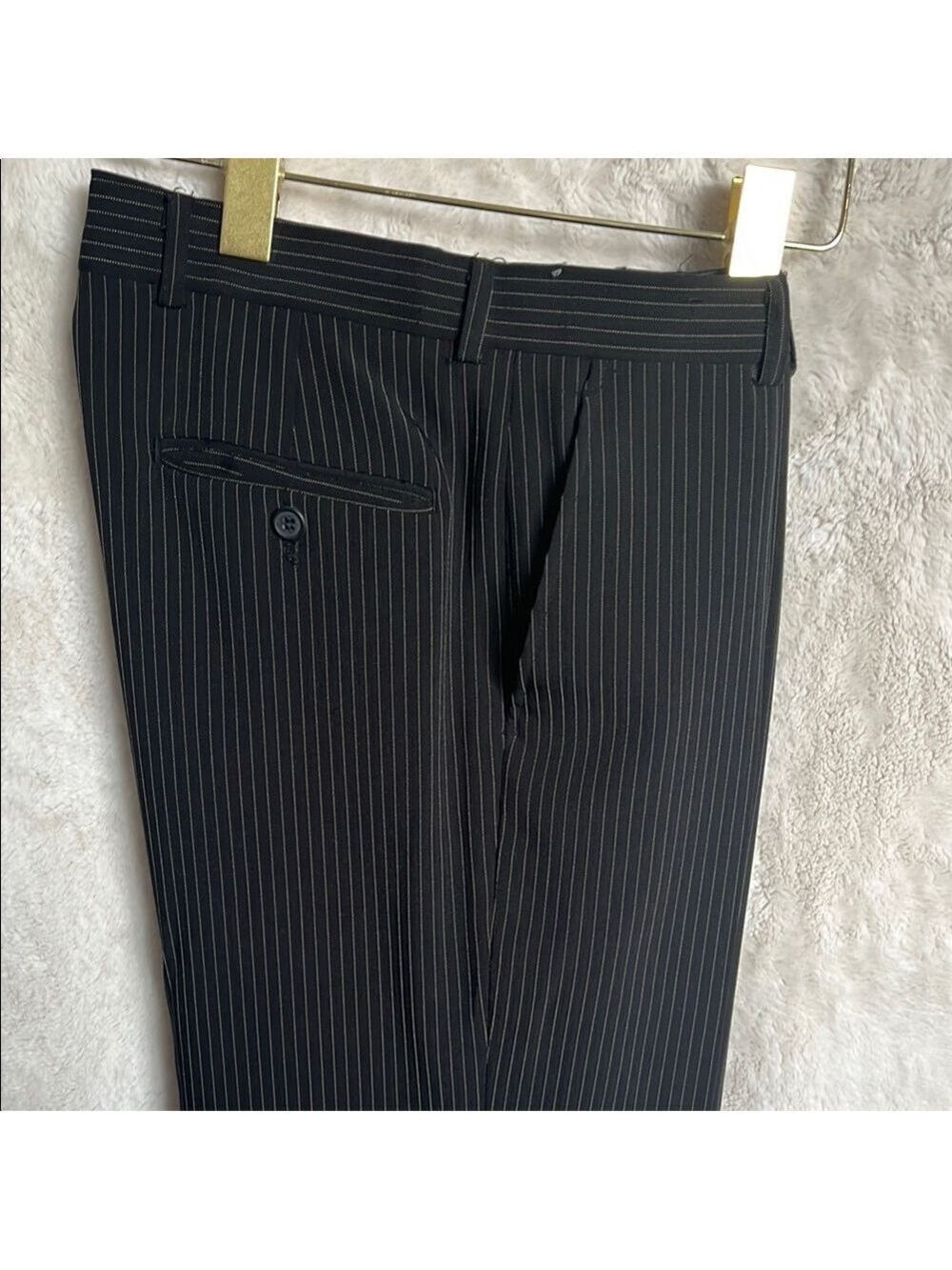 Men’s  Black pinstripe Dress Pants